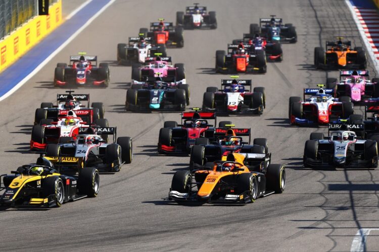 New weekend format for FIA F2 and F3 announced