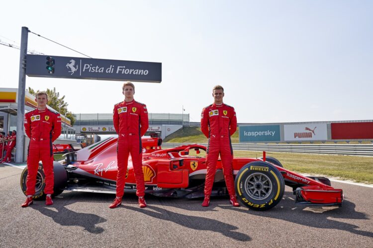 Ferrari youngsters complete F1 test at Fiorano