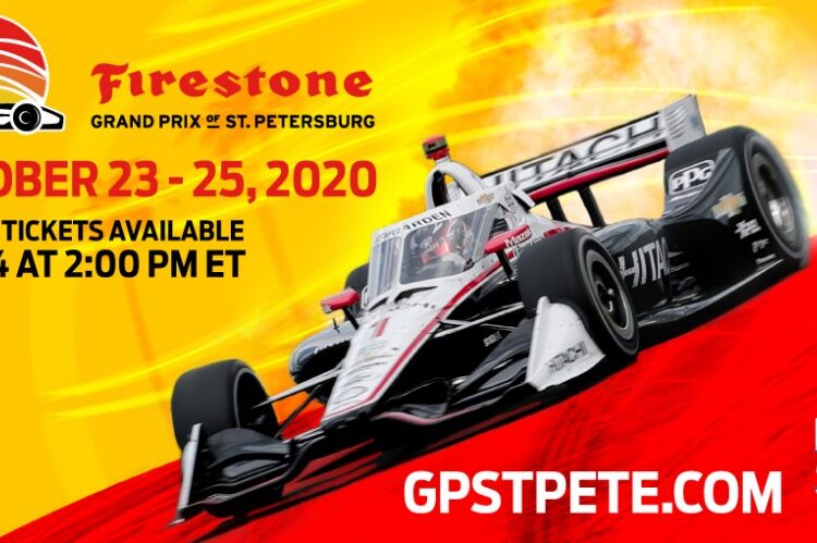 Limited general admission tickets go on sale today for IndyCar GP of St. Petersburg