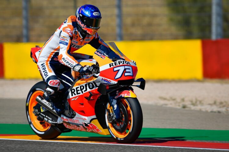 MotoGP: Alex Marquez leads Honda 1-2 in Teruel FP1