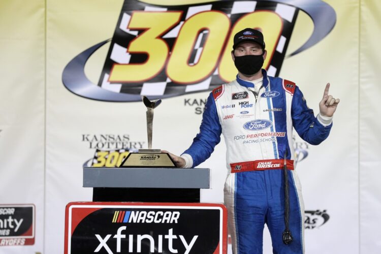 Briscoe dominates NASCAR Xfinity Kansas race