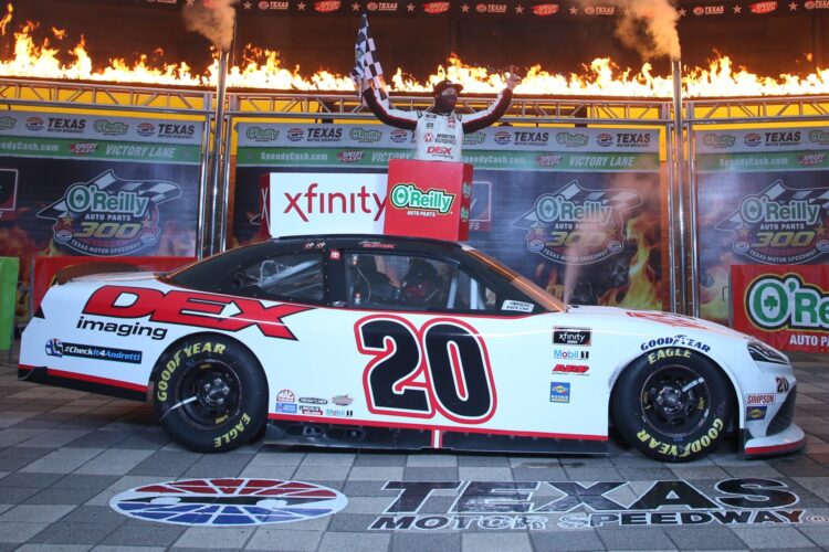 Burton earns his third victory of the season at Texas Motor Speedway