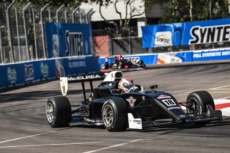 McElrea Earns First Indy Pro 2000 Win in Pabst 1-2 at St. Pete