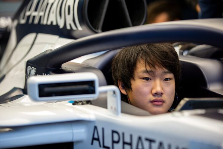 Tsunoda has ‘impressive’ first F1 test at Imola