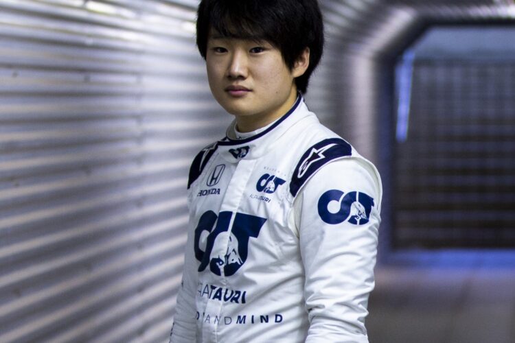 Yuki Tsunoda to drive at the Young Driver Test in Abu Dhabi