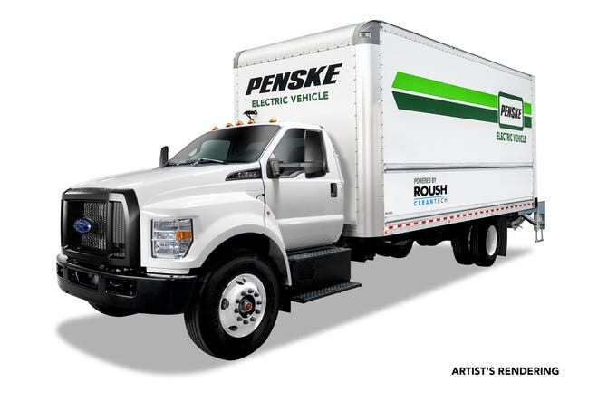 Penske and Roush team up on electric truck deal