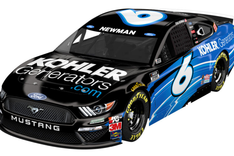 Kohler Generators Joins Roush Fenway Racing as an Anchor Partner on No. 6