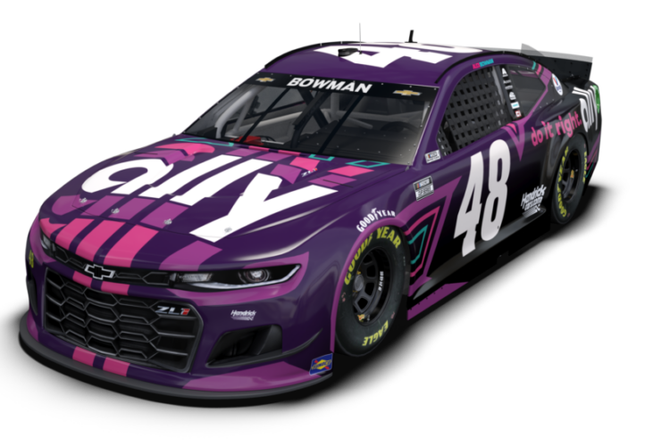 New-look Ally scheme for Alex Bowman, No. 48 Chevrolet