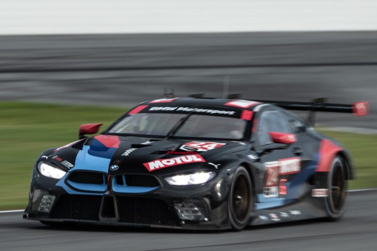 BMW Team RLL racing for third consecutive GTLM class Rolex 24 win