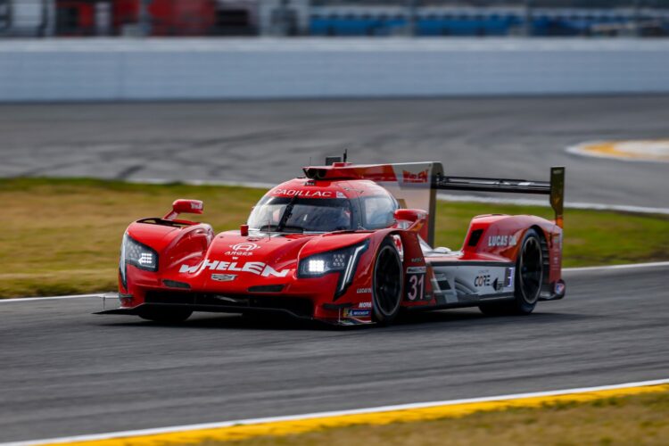 Rolex 24 Hour 1: #31 Action Express Cadillac out front