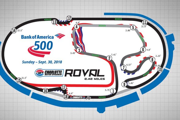 Mickey Mouse Charlotte Roval race distance to be reduced