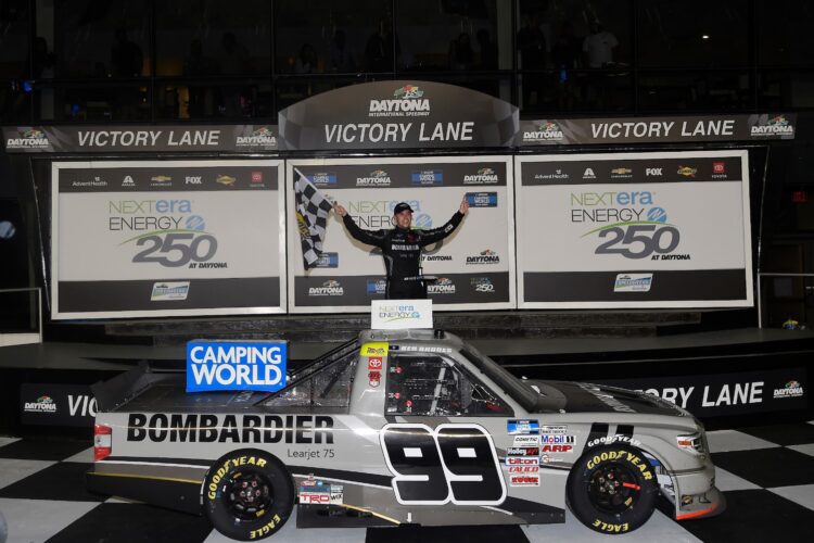 Ben Rhodes wins wild Truck race at Daytona  (Update)