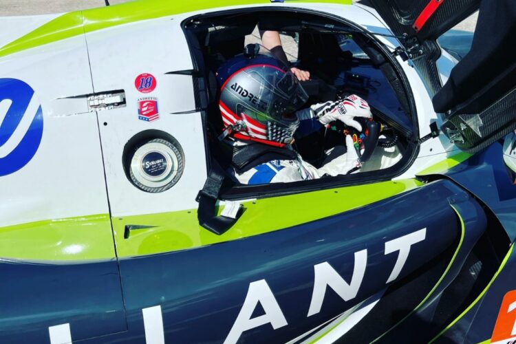 Marco Andretti Tests Andretti Autosports’ LMP3 Car