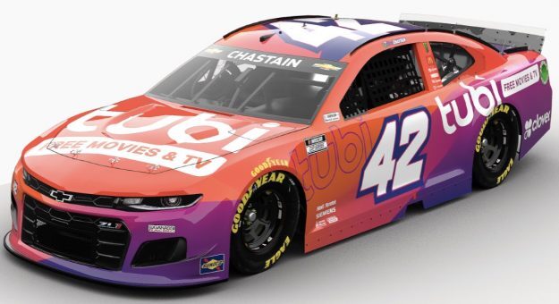 Tubi joins Chip Ganassi Racing; will sponsor Ross Chastain and Kurt Busch