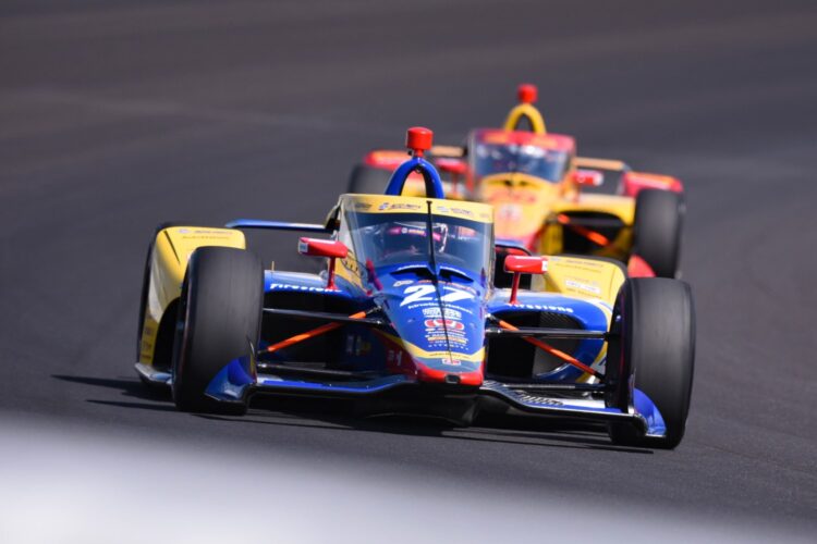 IndyCar driver Alexander Rossi explains sneezing while going 200 mph