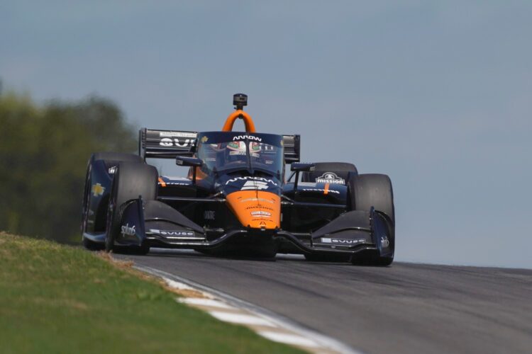 O’Ward defeats Rossi to win IndyCar pole at Barber