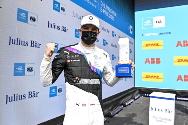 Formula E: Andretti BWM’s Dennis wins Valencia race 2 pole