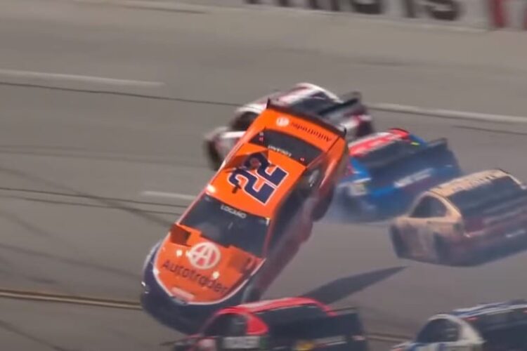 Talladega Video: It’s a Bird, it’s a Plane, no it’s Joey Logano