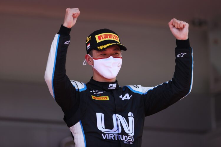 F2: Zhou wins parade in Monaco