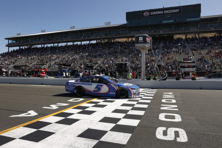 Video Race Highlights: Larson tames Sonoma’s twists and turns