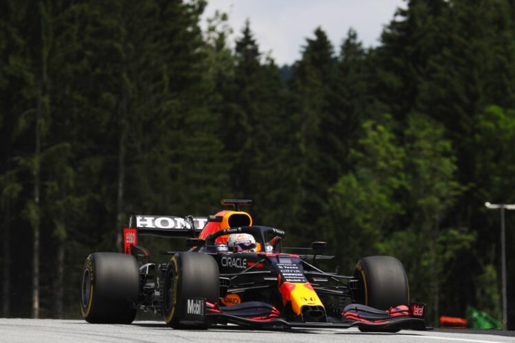 F1: Verstappen over Gasly in 1st Styrian GP practice
