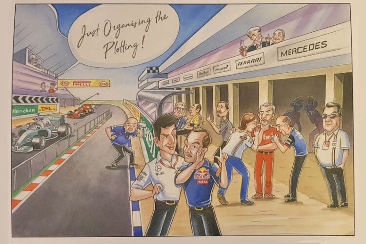 Bernie’s annual Christmas card mocks F1 politics