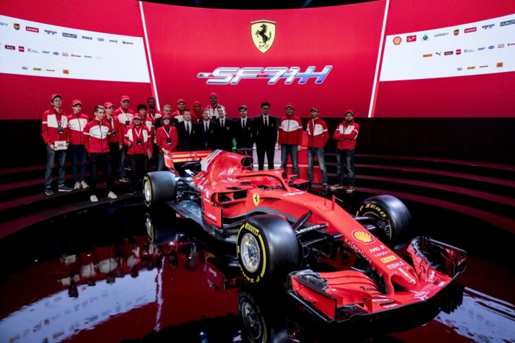 Ferrari launches 2018 F1 car in Maranello