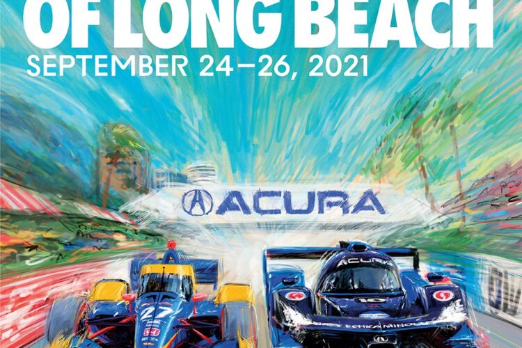 Bill Patterson Named Official Artist of 2021 Acura GP of Long Beach!