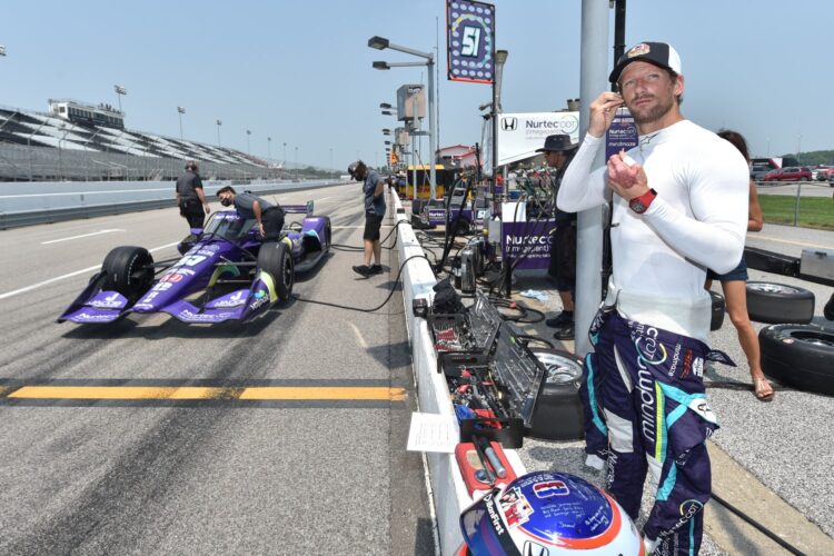 IndyCar: Grosjean found testing at Gateway a dizzying experience