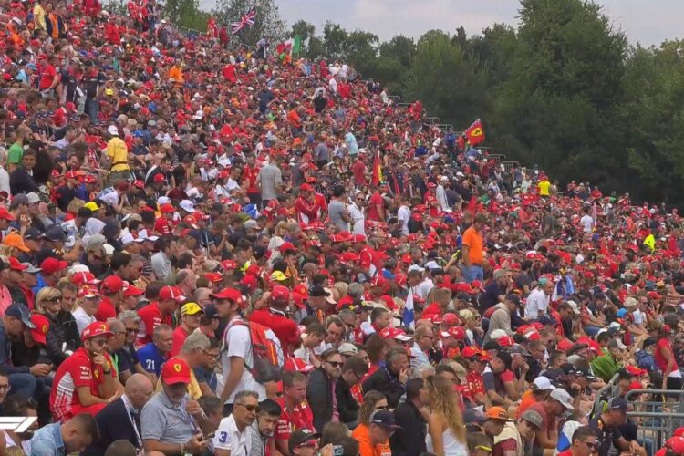 Italian GP crowd might be new record