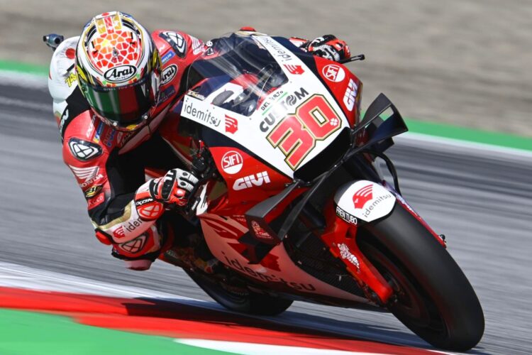 MotoGP: Nakagami tops opening practice in Austria