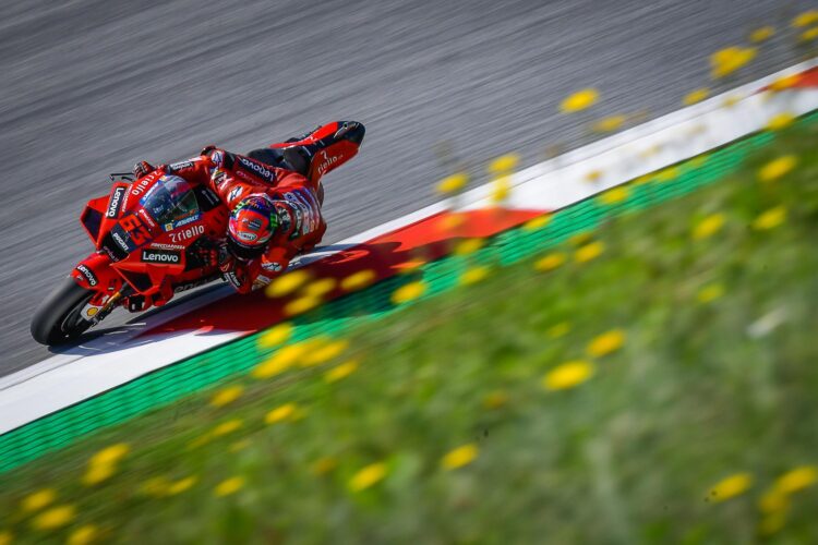 MotoGP: Bagnaia fastest in Practice 3 in Austria