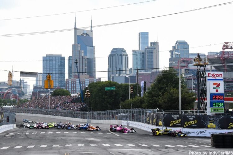 IndyCar: Friday Report from Big Machine Music City Grand Prix