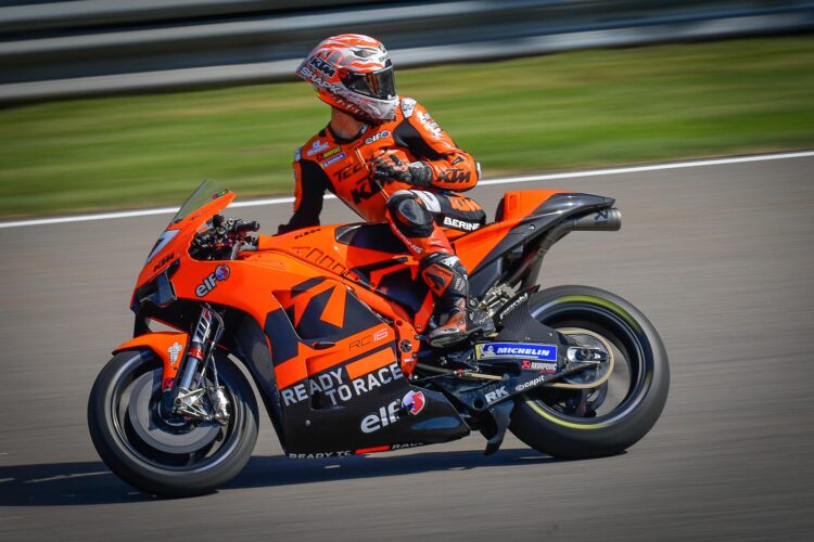 MotoGP: Lecuona tops rain-hit final Friday practice