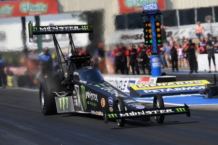 NHRA: Force, Todd and Coughlin Jr. lead fields in Topeka heading into raceday