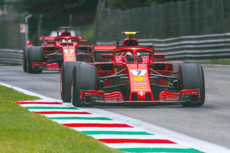 All-Ferrari front row for Italian GP