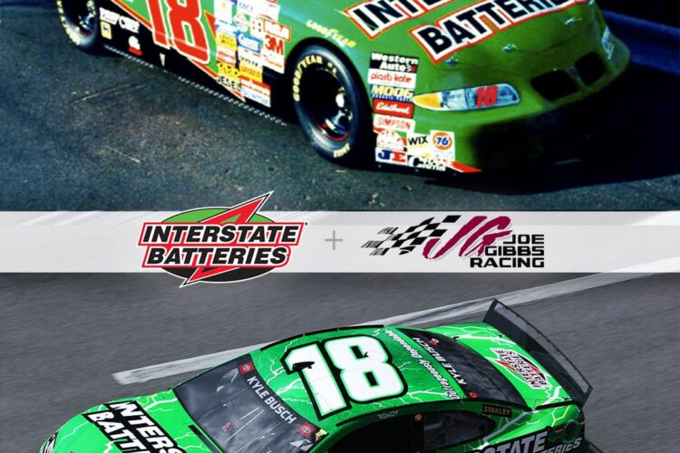 NASCAR: Interstate Batteries renews sponsorship with Joe Gibbs Racing