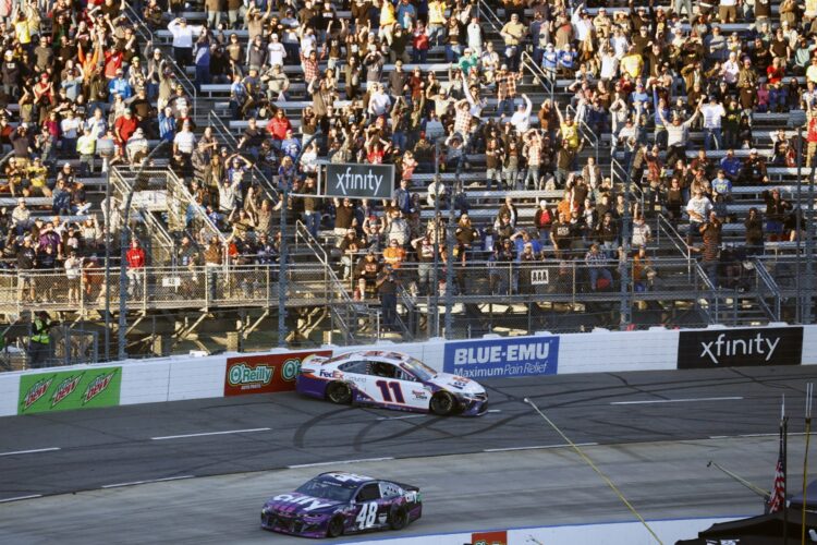 NASCAR: Bowman spins Hamlin, holds off Busch in Martinsville