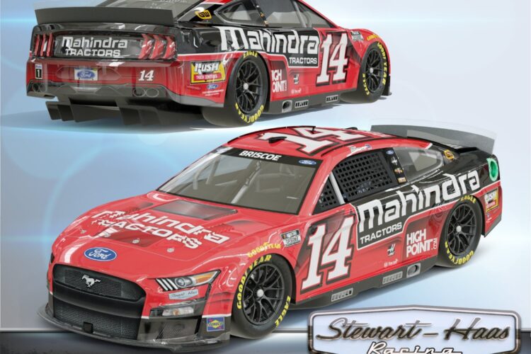 NASCAR: Mahindra Partners with Stewart-Haas Racing for Briscoe car