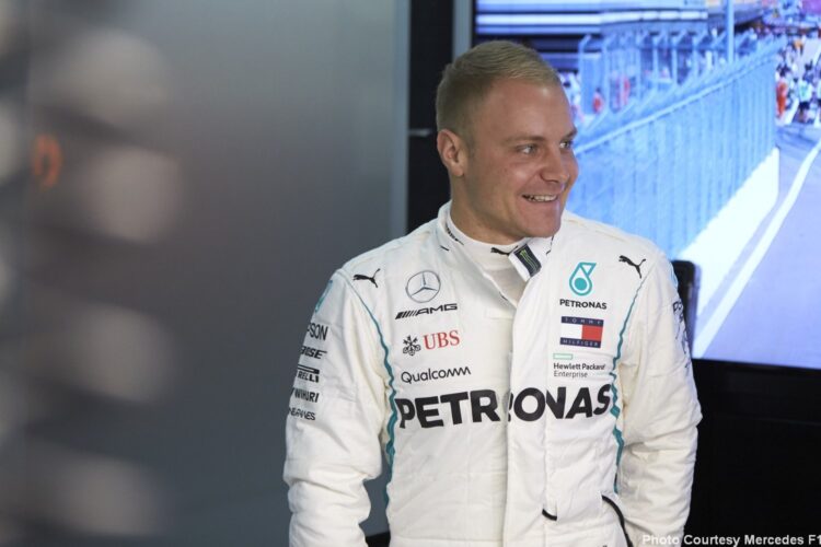 All-Mercedes Front Row in Russia