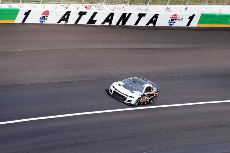 Video: NASCAR Cup racers take laps at the all-new Atlanta Motor Speedway