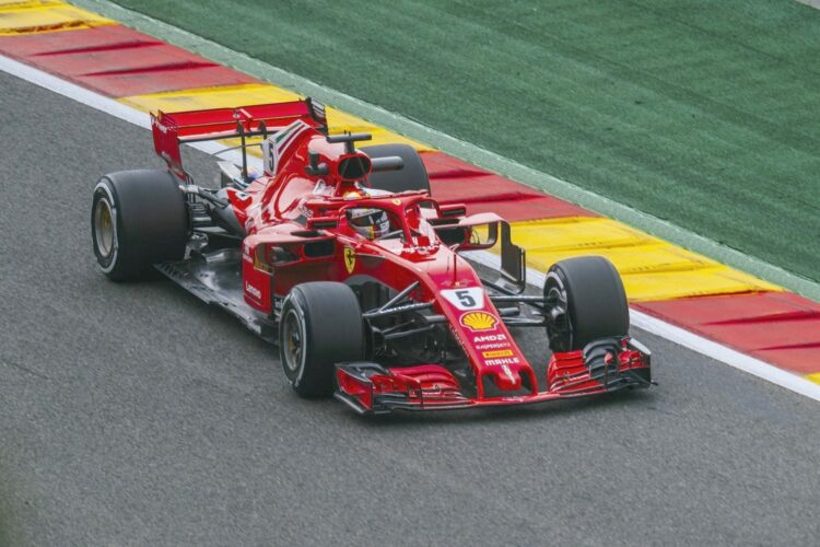 Vettel leads Ferrari 1-2 in final Spa practice