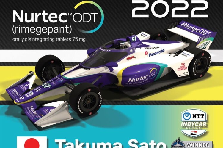 IndyCar: Sato’s 2022 Dale Coyne/Rick Ware livery revealed