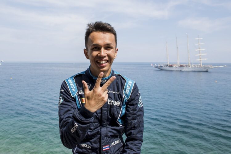 Albon grabs third successive pole in Monaco qualifying