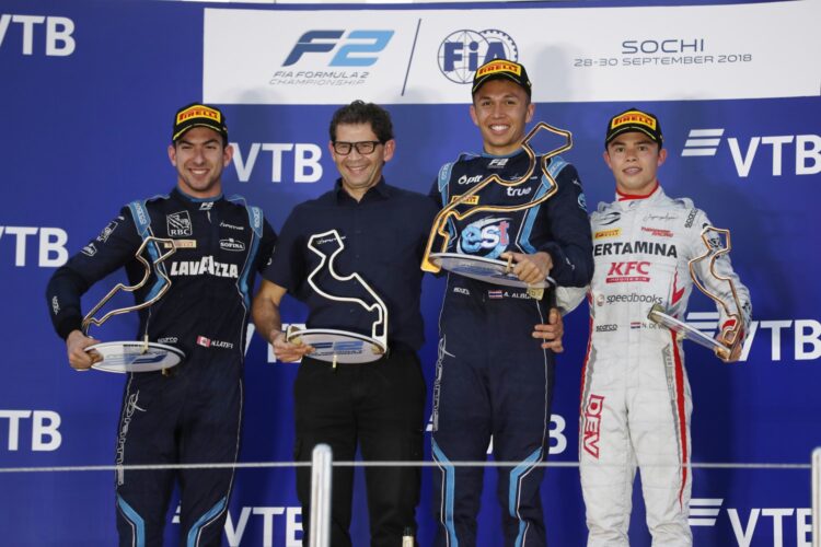 Albon wins Sochi Feature Race for DAMS one-two