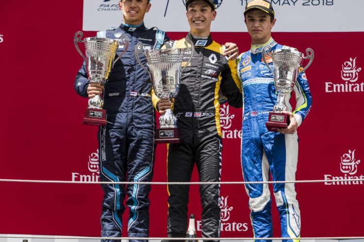 Aitken clinches first F2 victory in Barcelona sprint