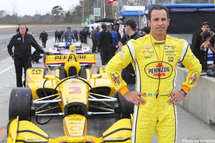 Penske team 1-2-3 in Barber test