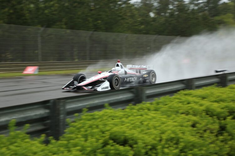 IndyCar race rained out, will run Monday