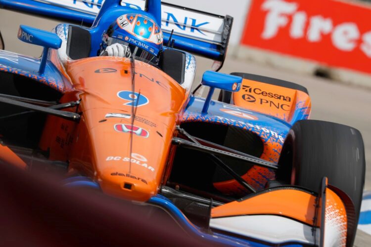 Dixon tops opening IndyCar practice in Detroit