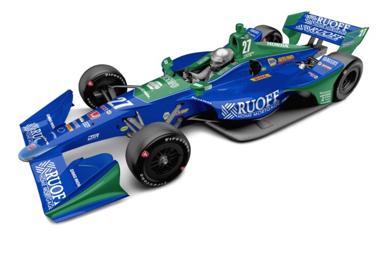 Alexander Rossi to Wear Ruoff Home Mortgage livery at Detroit